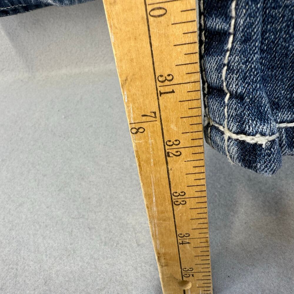 Miss Me Jeans Women's 27x33 (4) Blue Signature Boot Tall Western Bling EUC - Picture 15 of 16